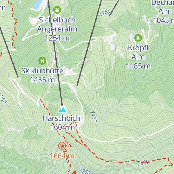 Map of Grünwaldalm