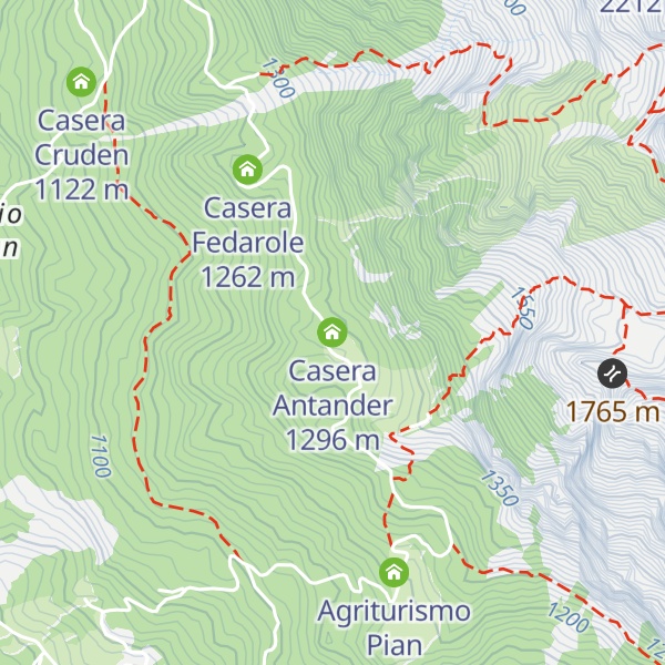 Map of Casera Antander