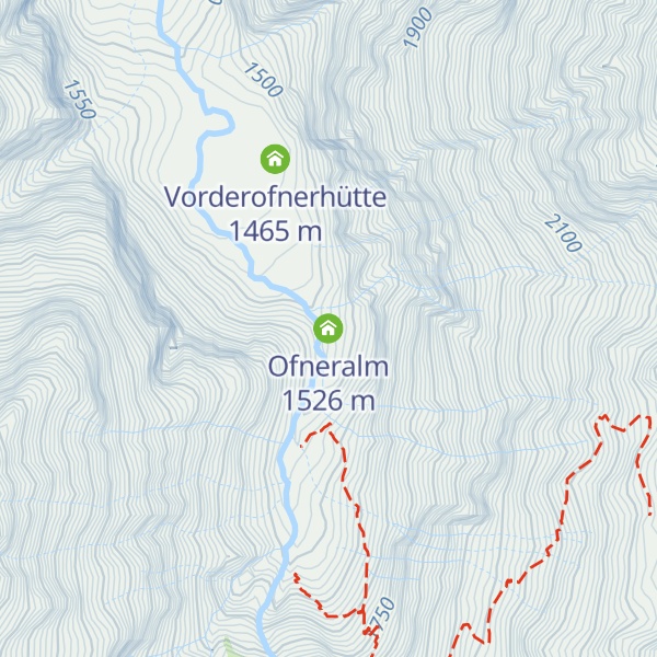 Map of Ofneralm