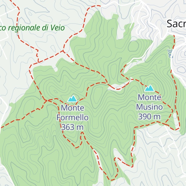 Map of Monte Broccoleto