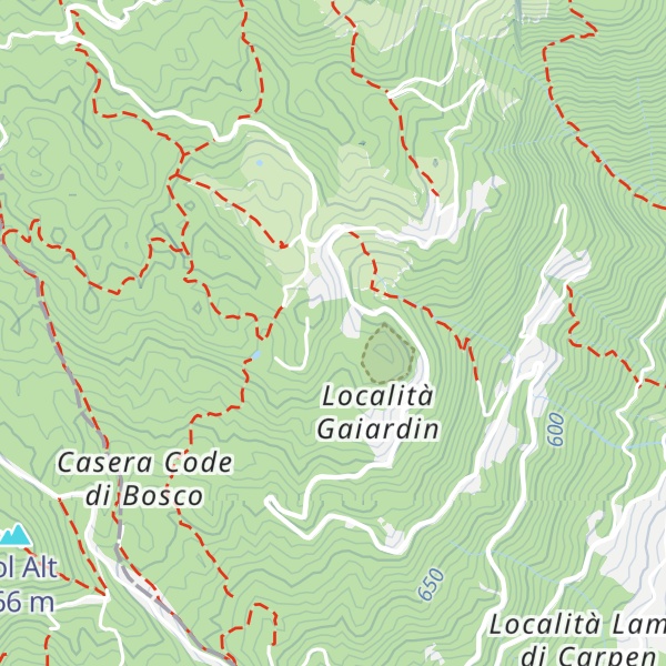 Map of Malga Tambol