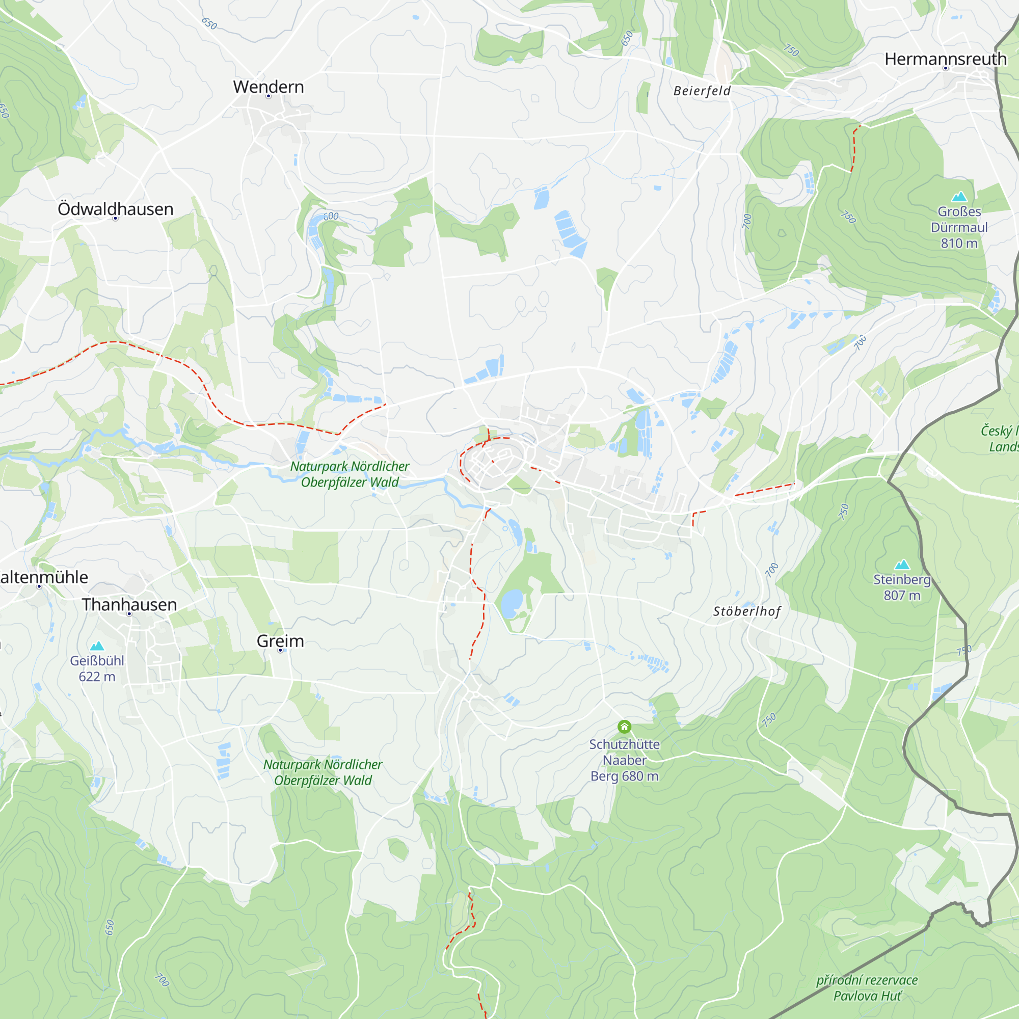Touristinformation Bärnau map