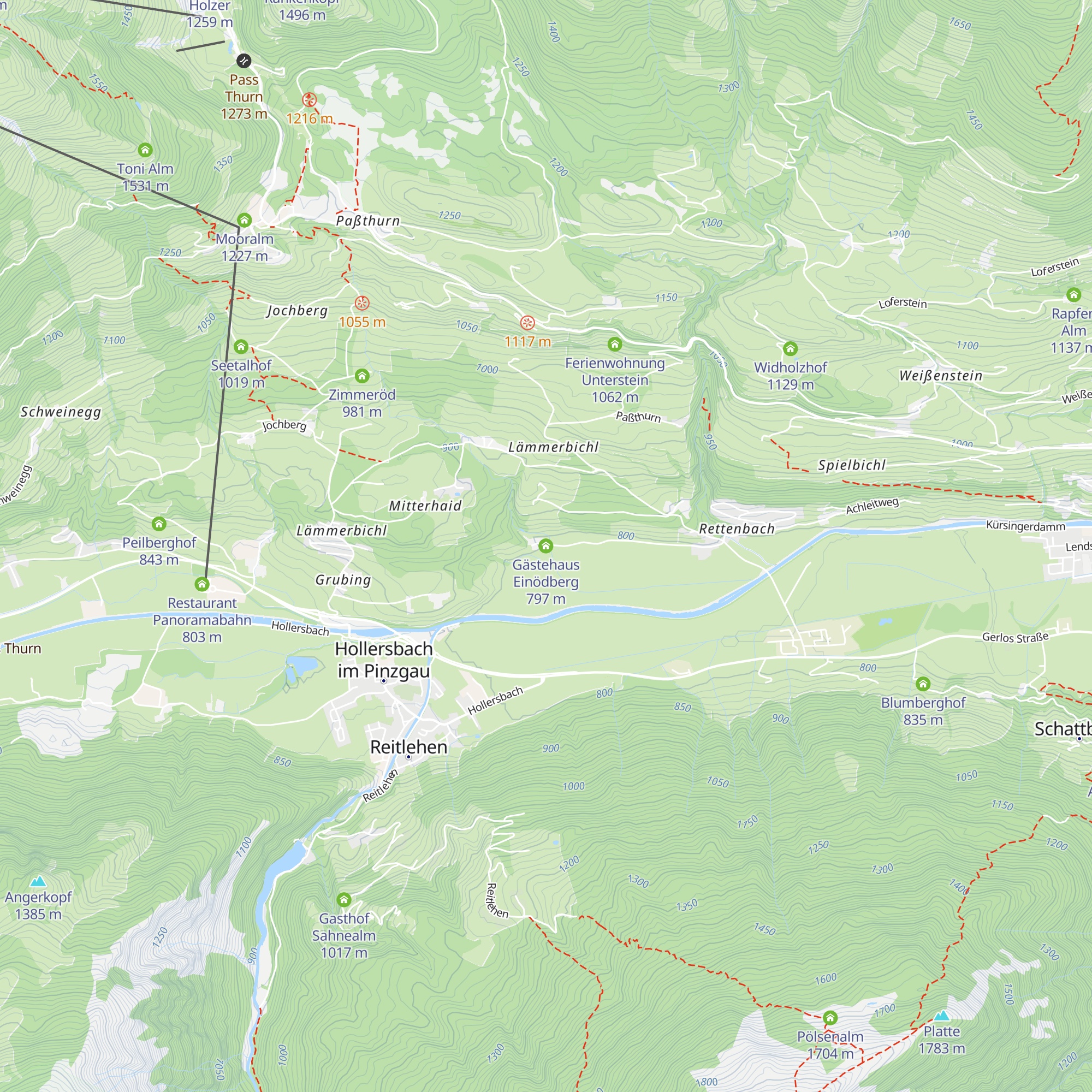 Gästehaus Einödberg map