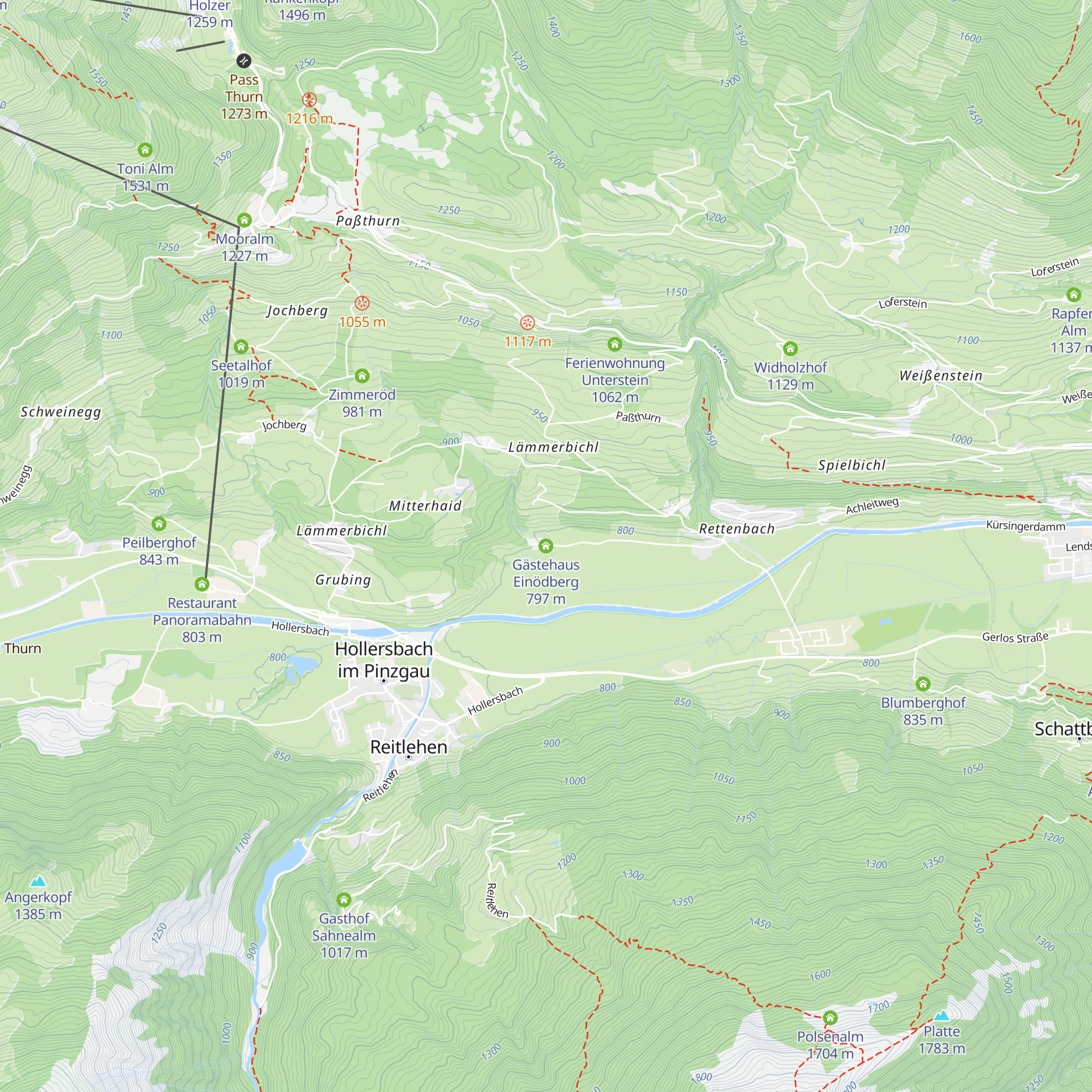 Gästehaus Einödberg map