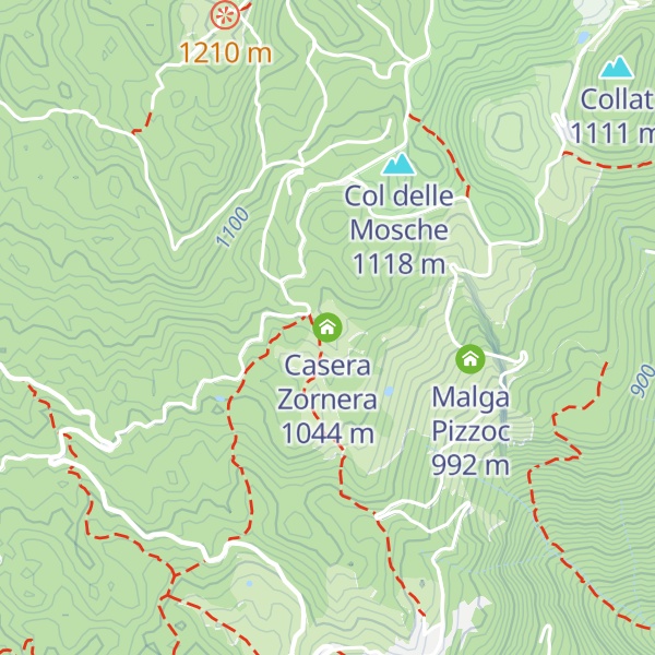 Map of Casera Zornera