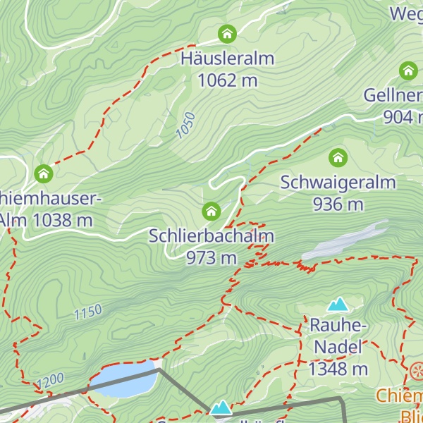 Map of Schlierbachalm