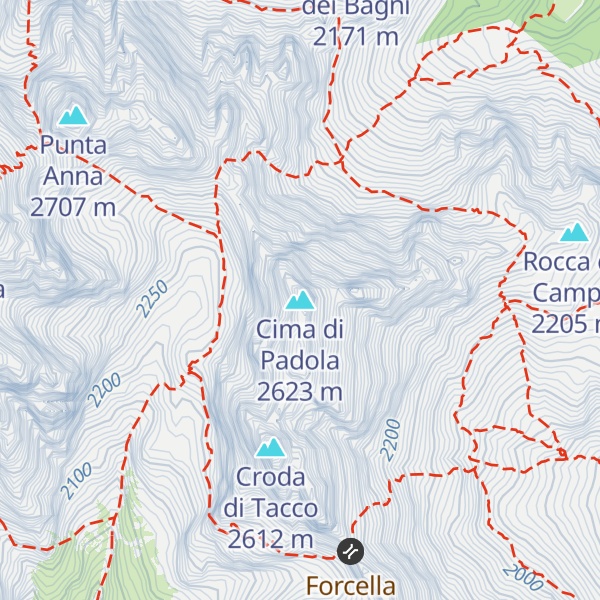 Map of Cima di Padola