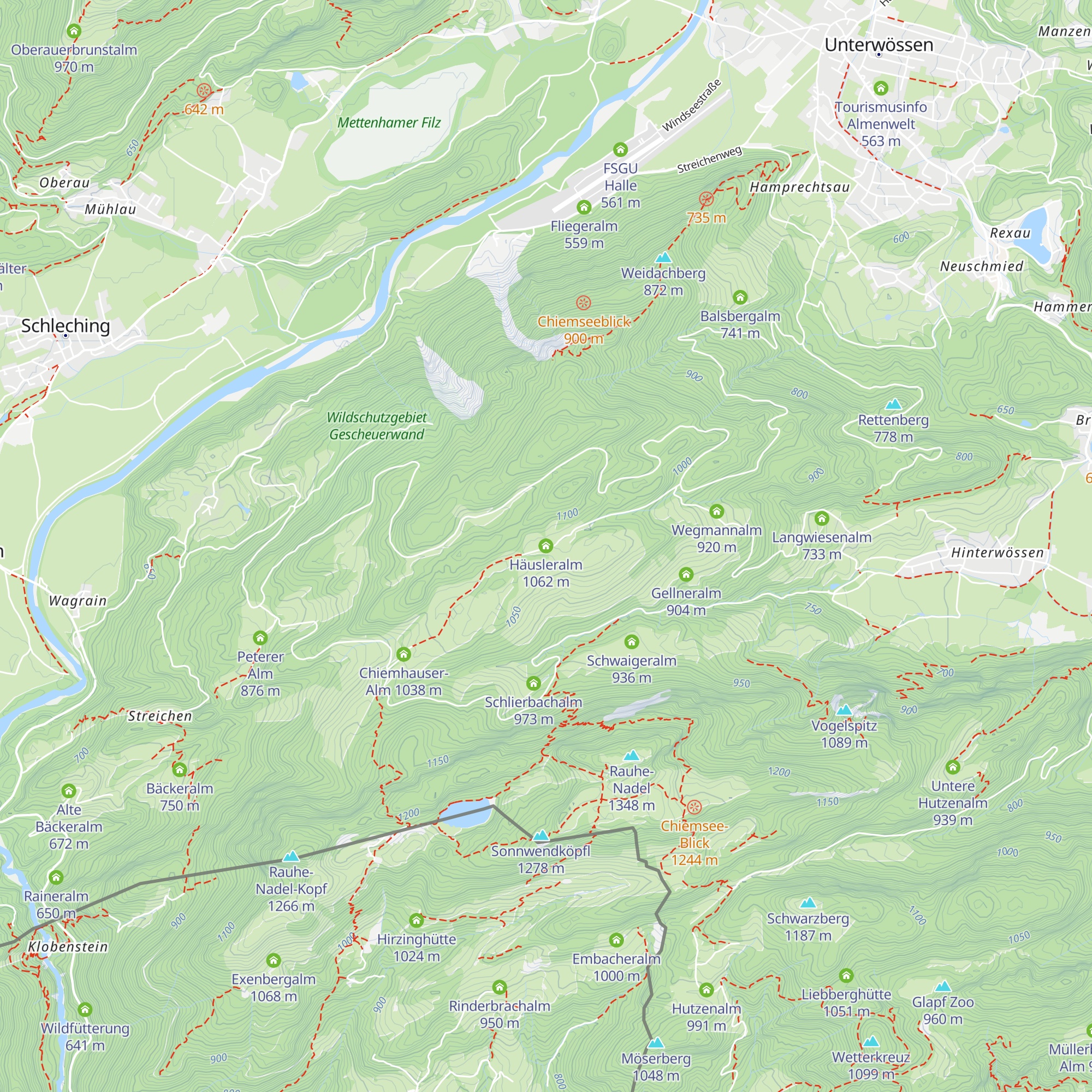 Häusleralm map