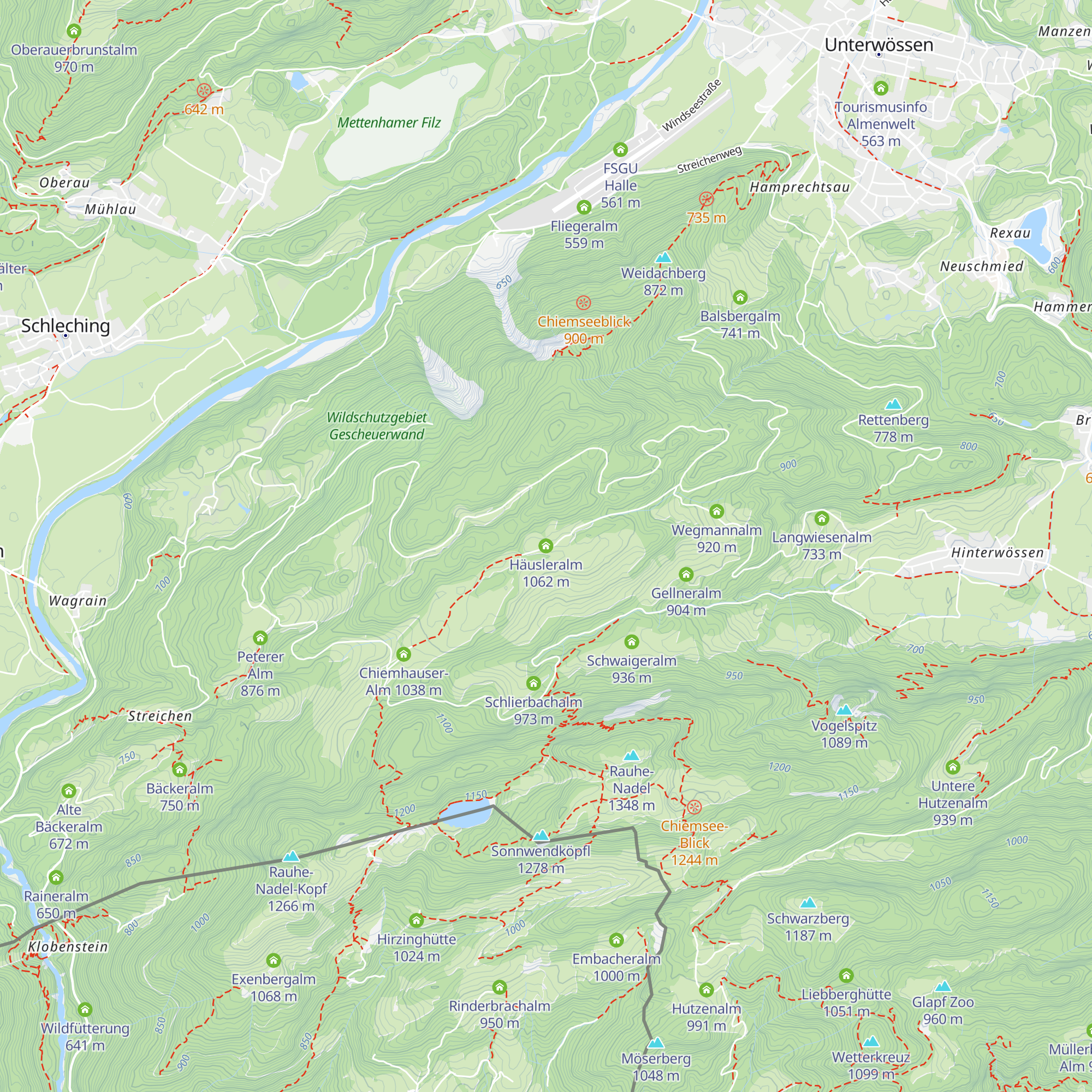 Häusleralm map