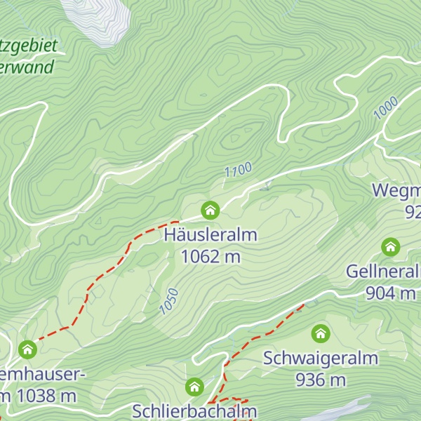 Map of Häusleralm