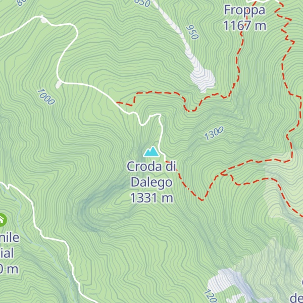 Map of Croda di Dalego