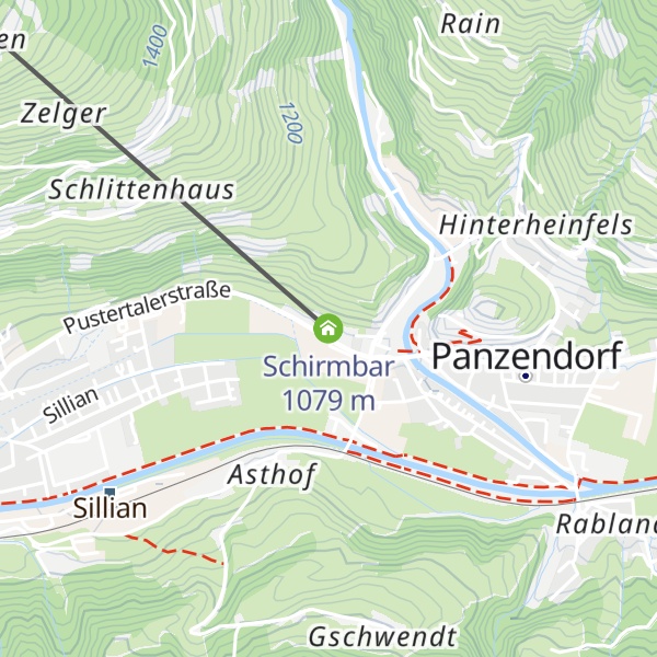 Map of Schirmbar
