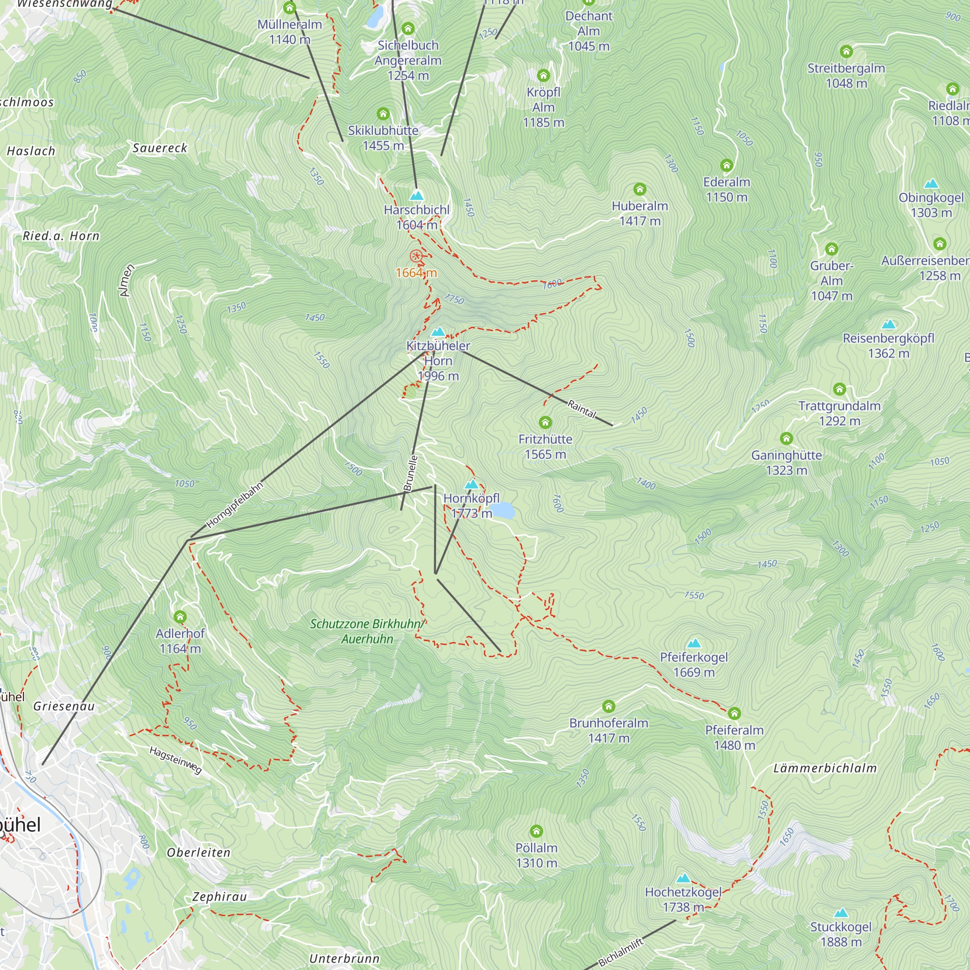 Hornköpflhütte map