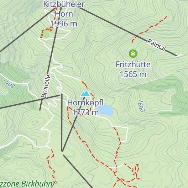 Map of Hornköpflhütte