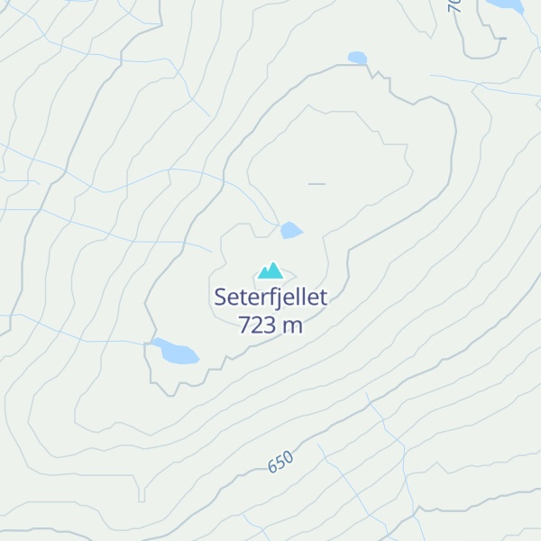 Map of Seterfjellet