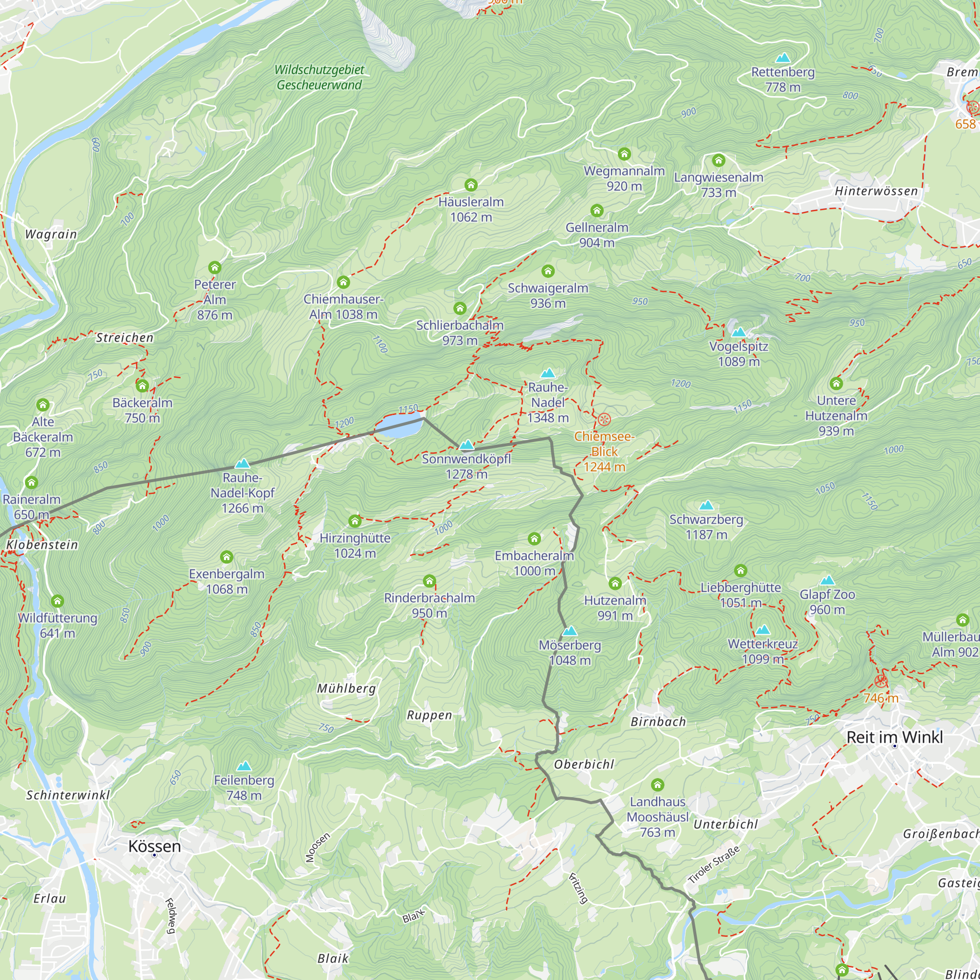 Dichtleralm map