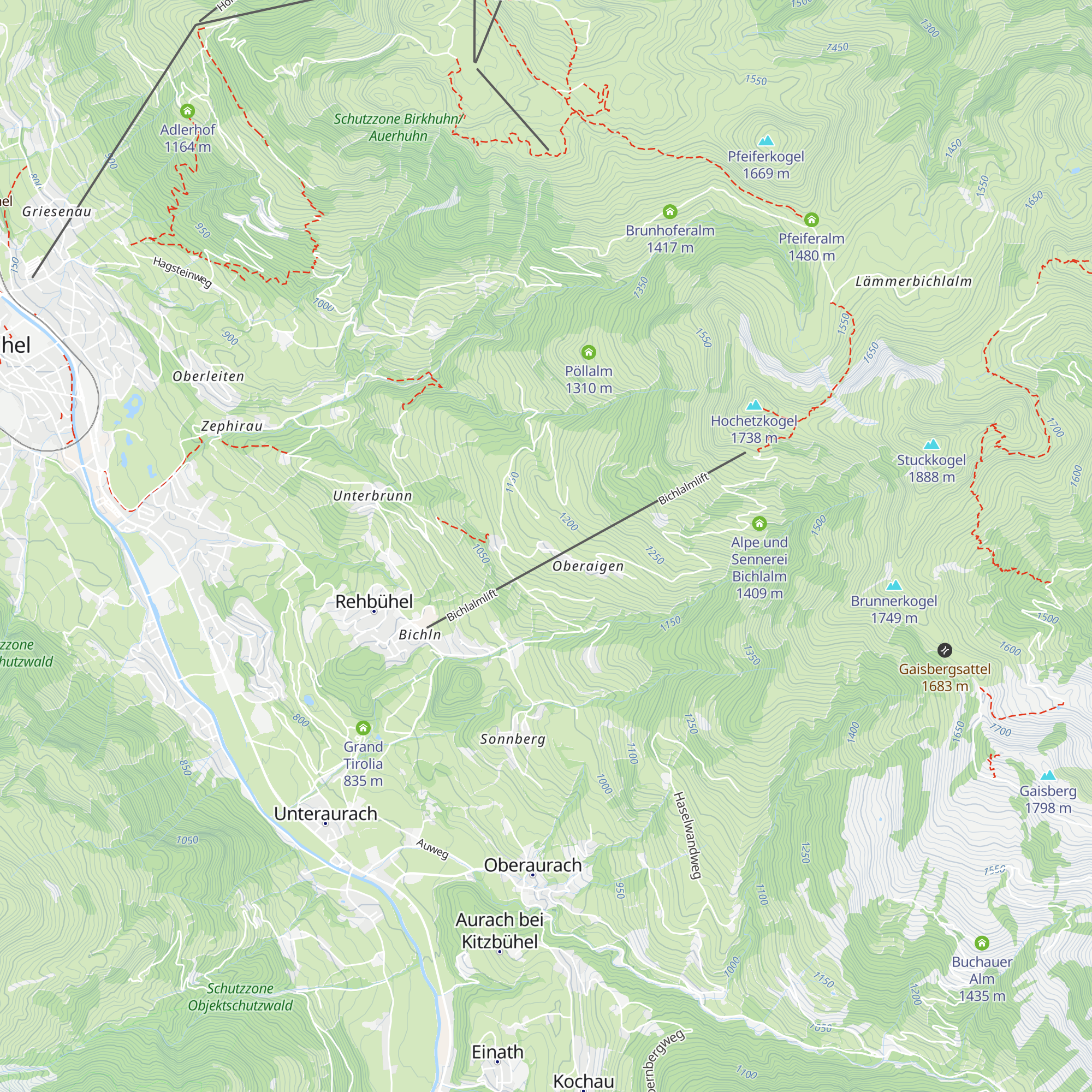 Rosi´s Sonnbergstuben map