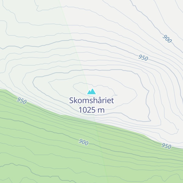 Map of Skomshåriet