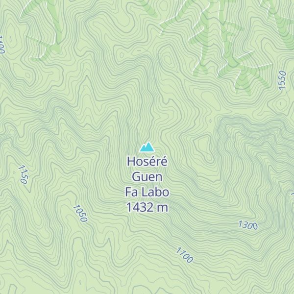 Map of Hoséré Guen Fa Labo
