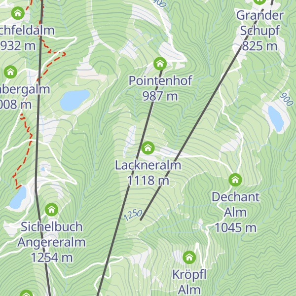 Map of Lackneralm