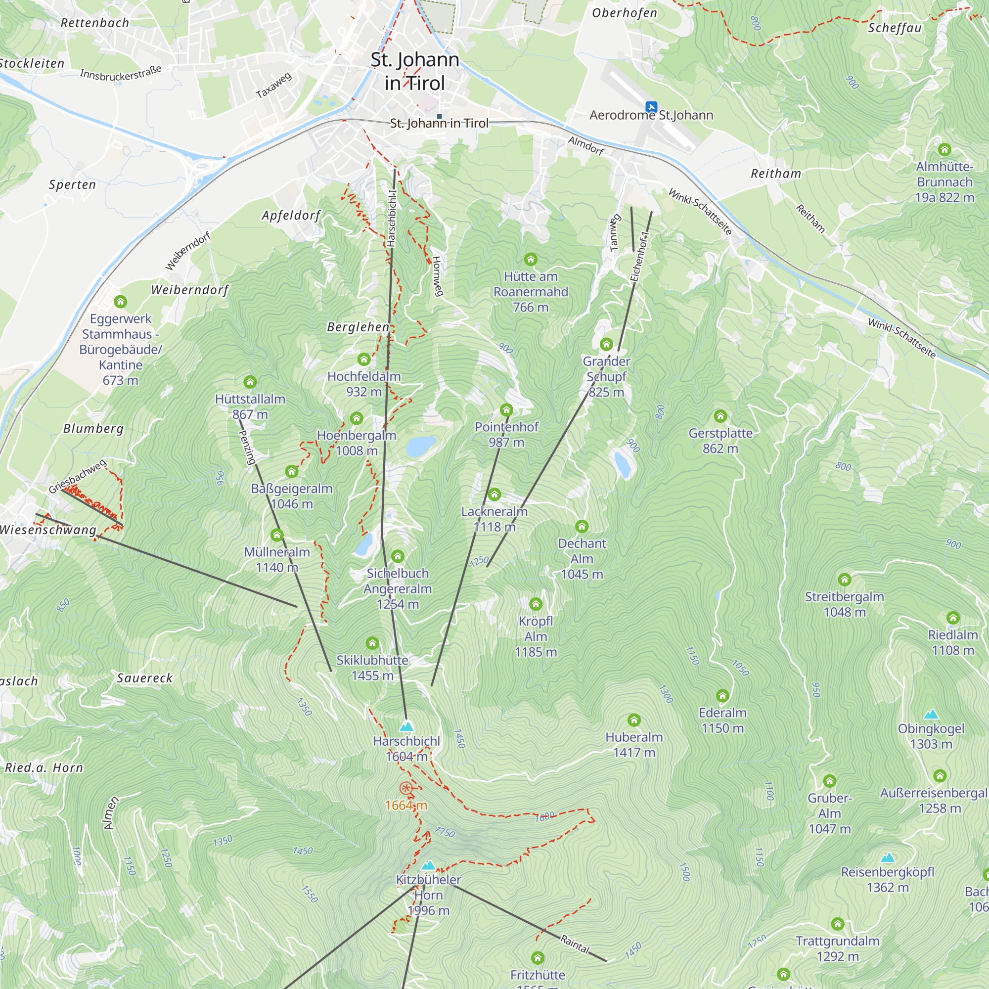 Lackneralm map