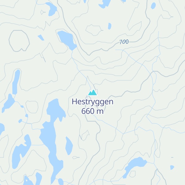 Map of Hestryggen
