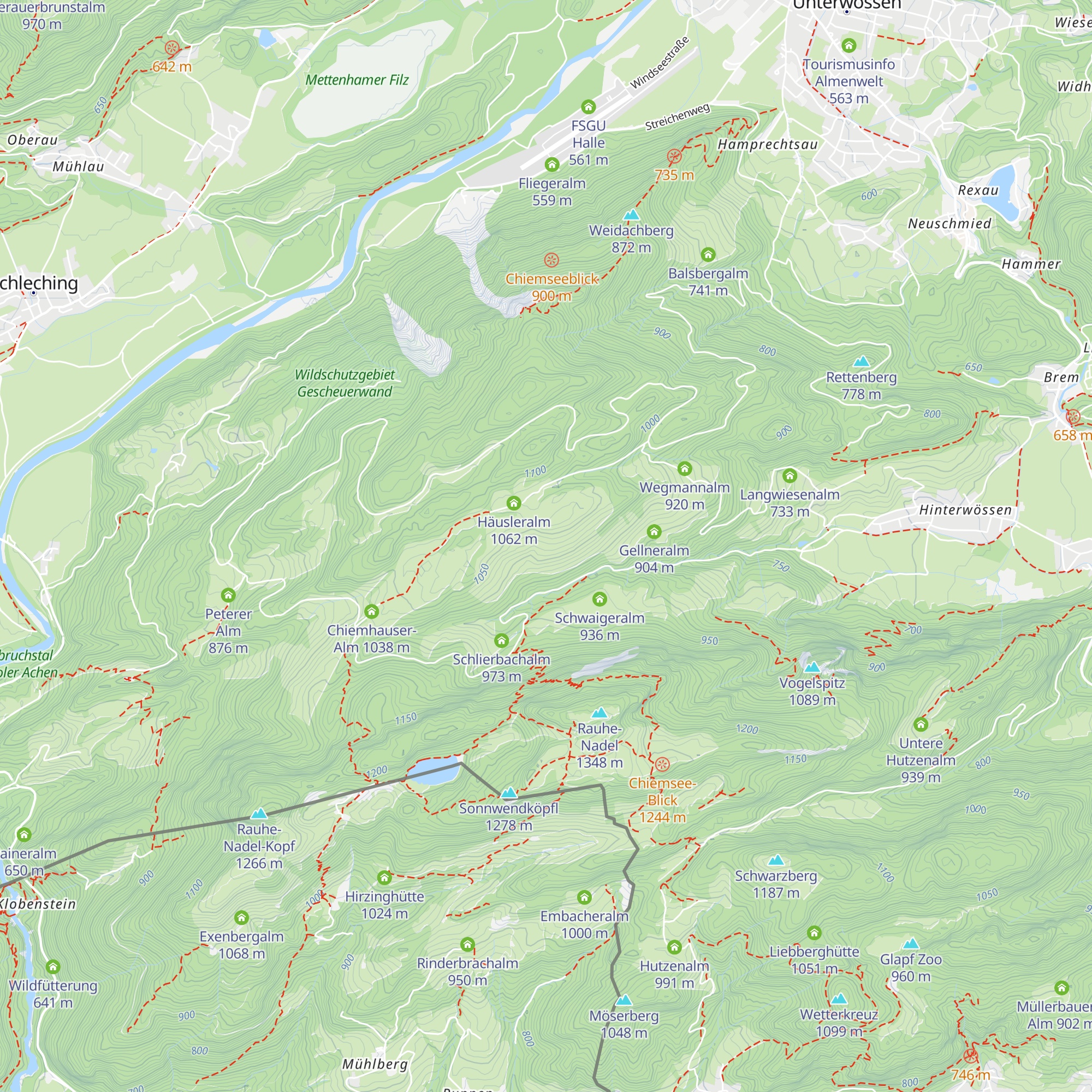 Jäger-Alm map