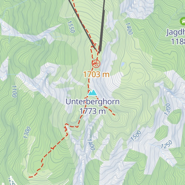 Map of Unterberghorn