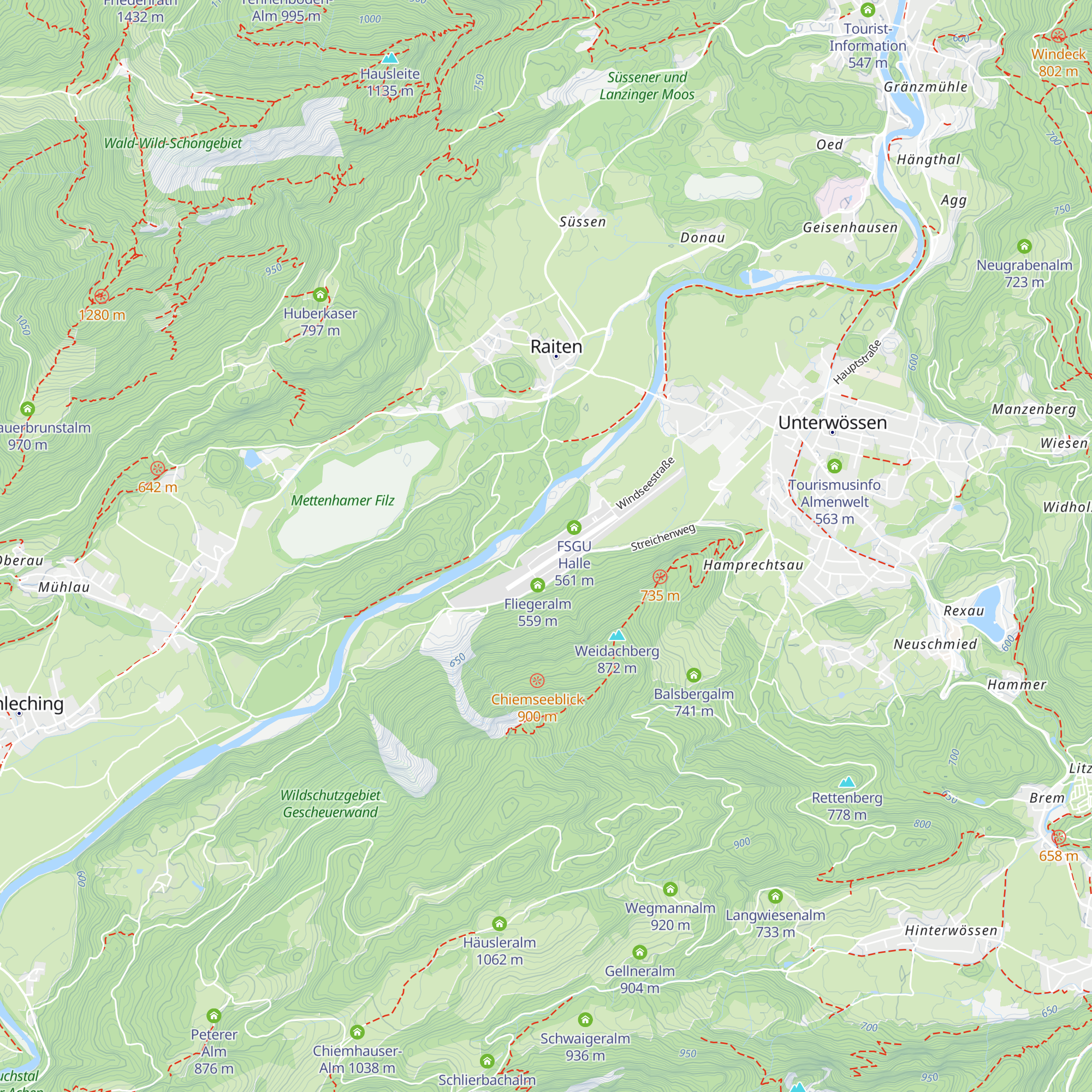 DASSU Flugschule map