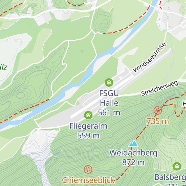 Map of DASSU Flugschule