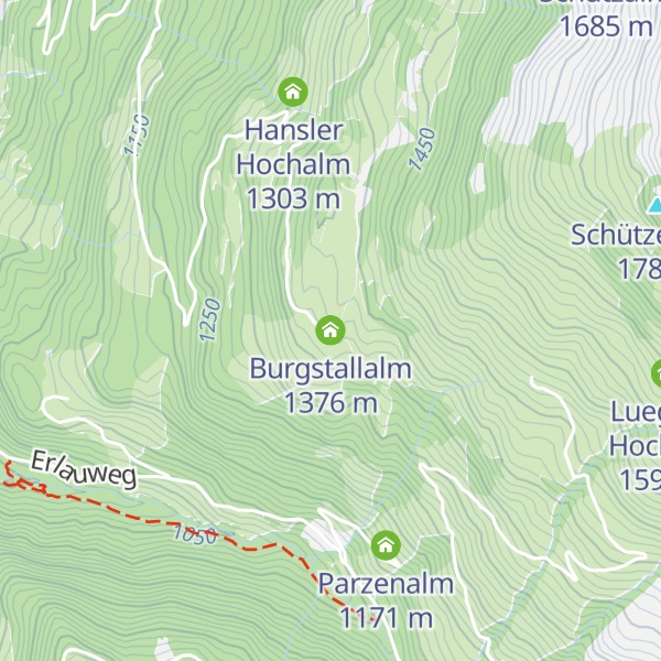 Map of Burgstallalm