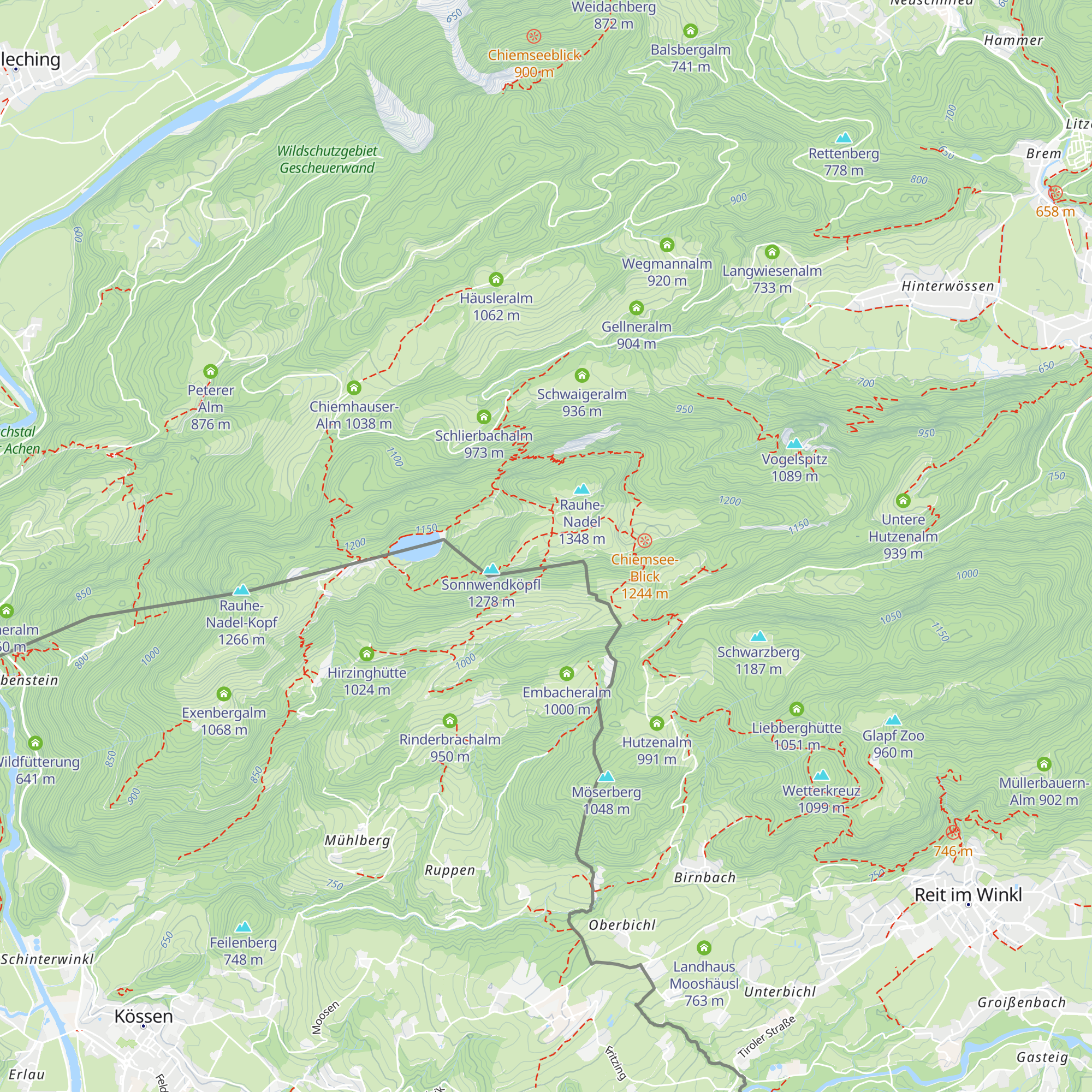Frankenmöserkaser map