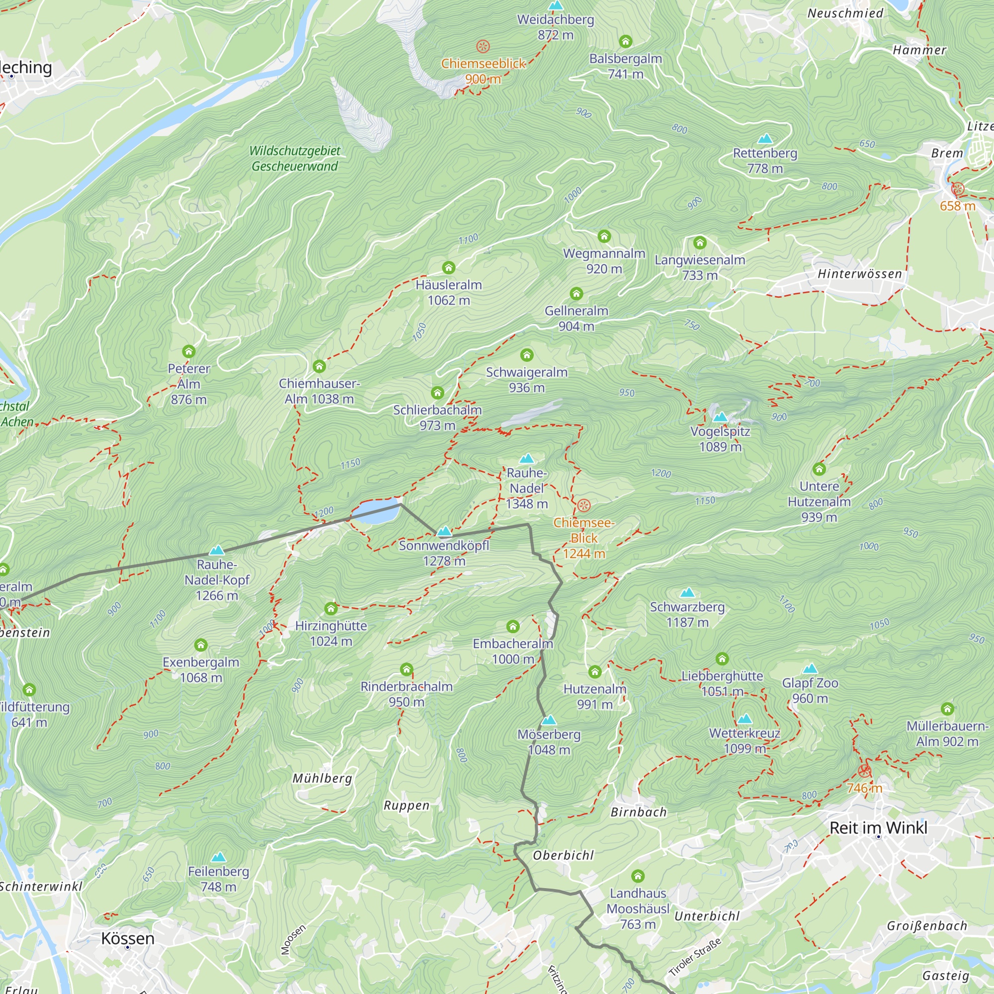 Sauermöser Alm map