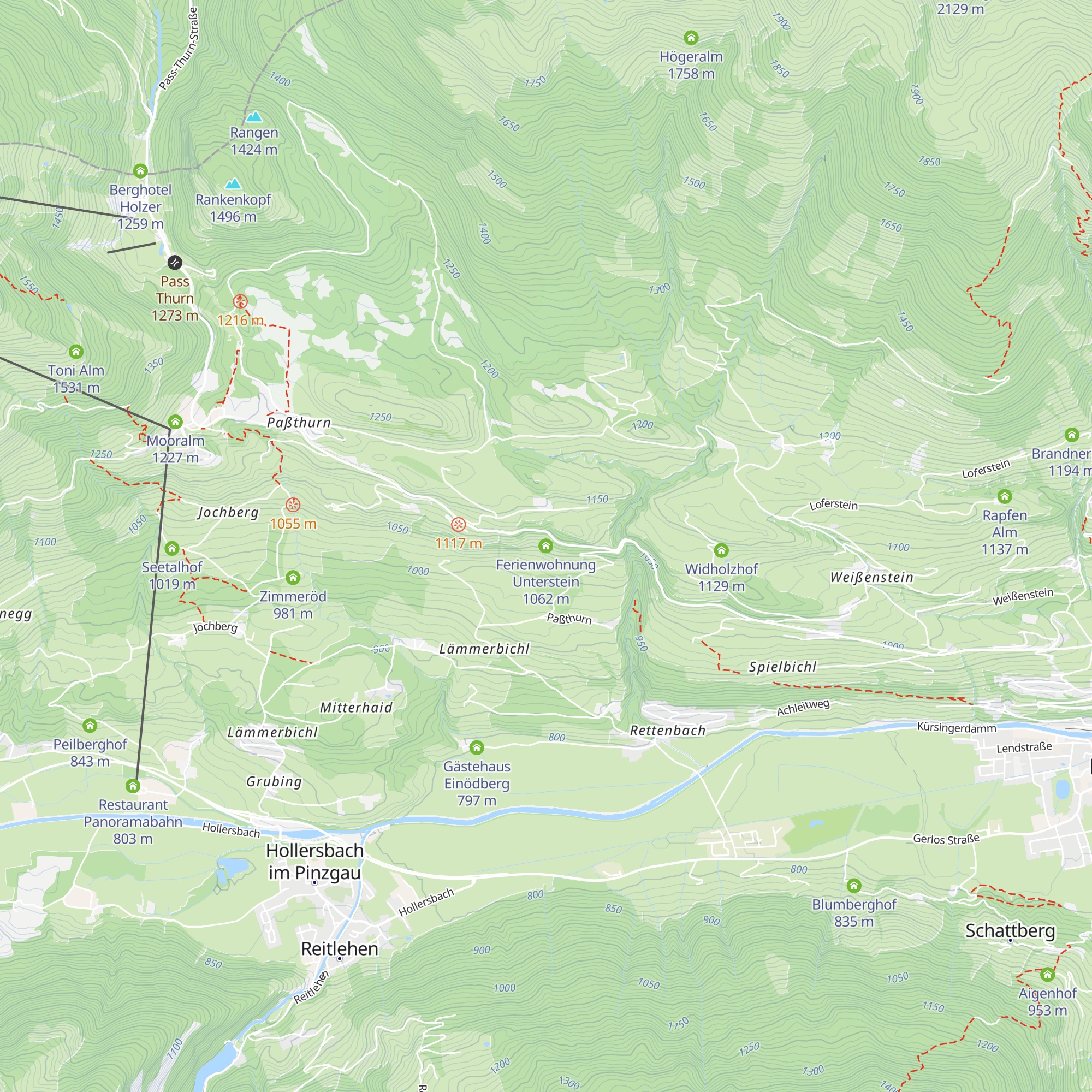 Ferienwohnung Unterstein map