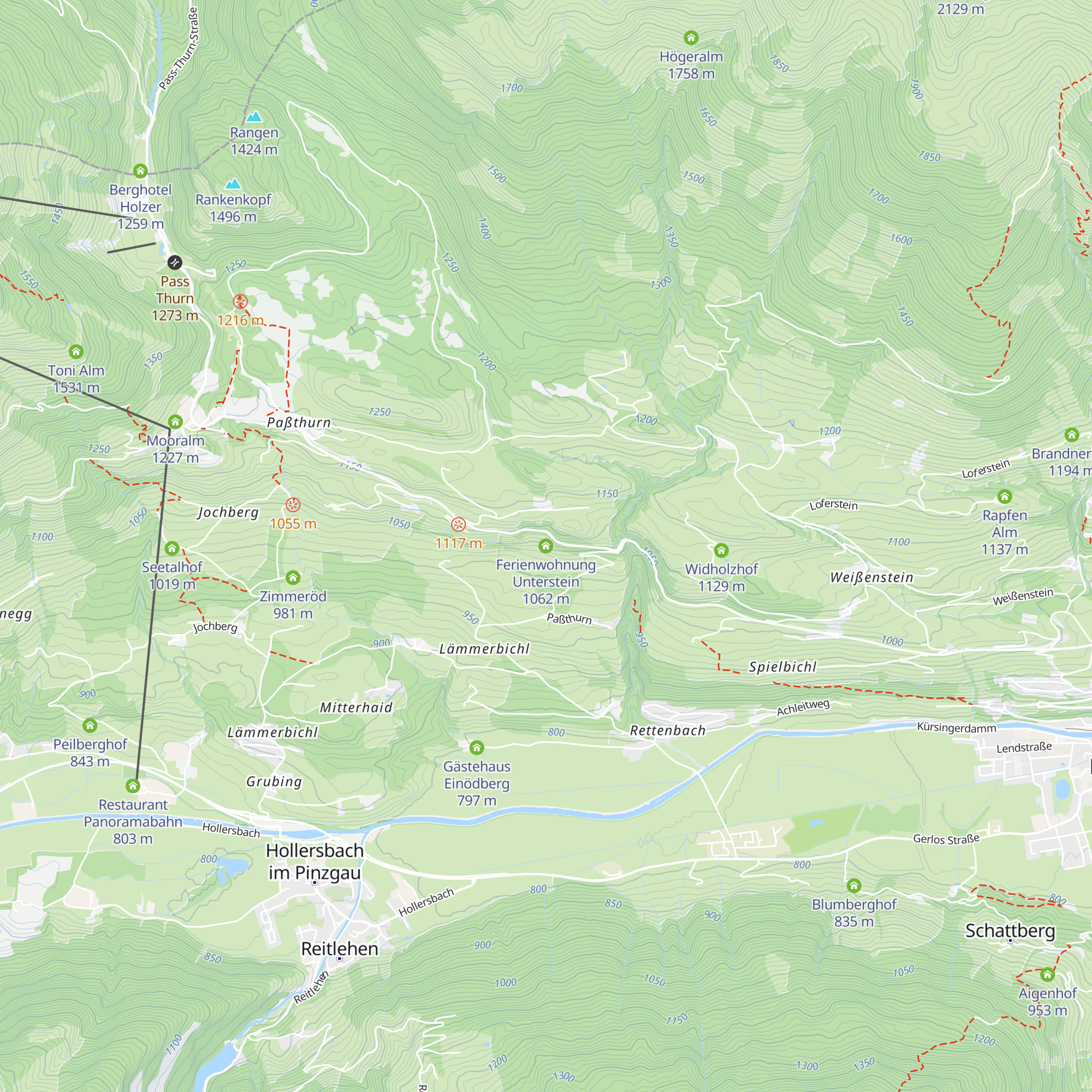 Ferienwohnung Unterstein map