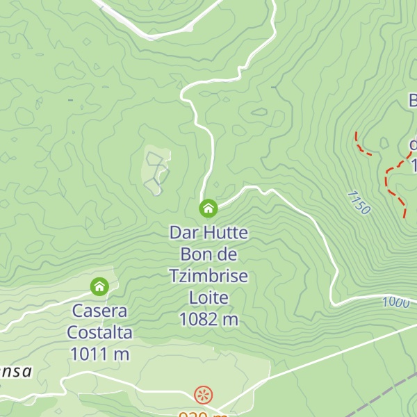 Map of Dar Hutte Bon de Tzimbrise Loite