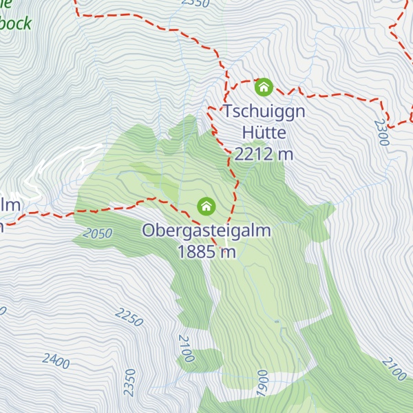 Map of Obergasteigalm