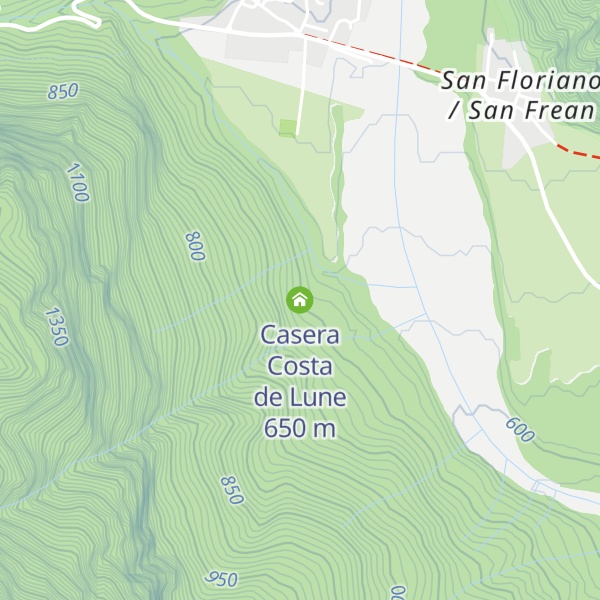 Map of Casera Costa de Lune