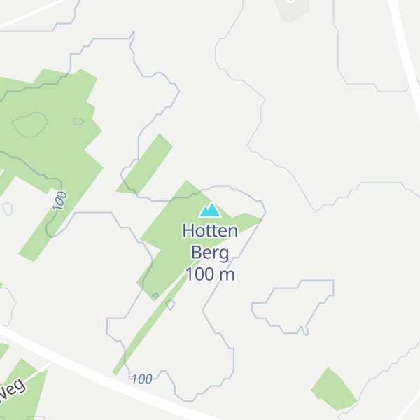 Map of Hotten Berg