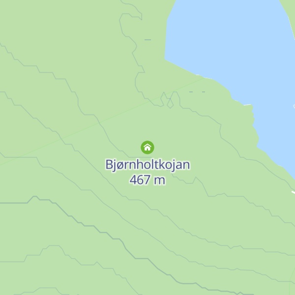 Map of Bjørnholtkojan