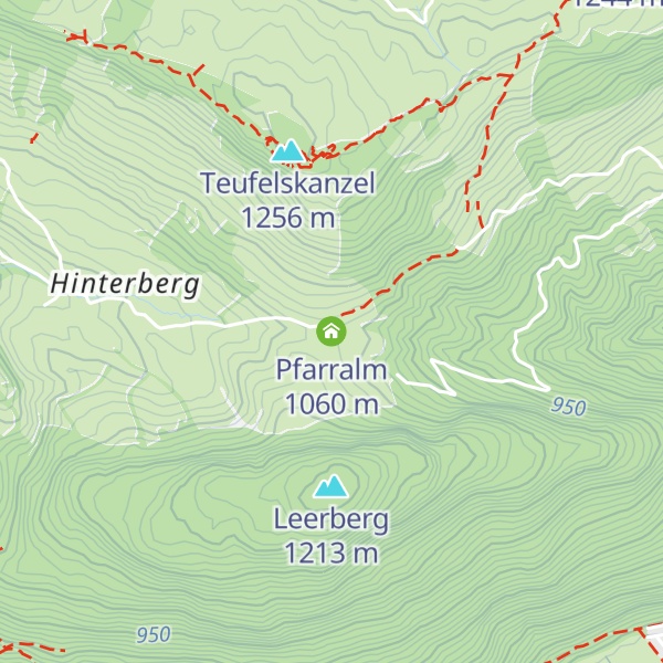 Map of Pfarralm