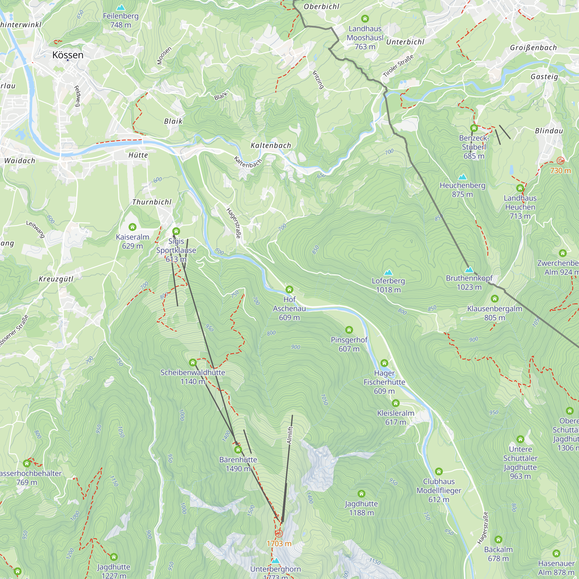 Hof Aschenau map