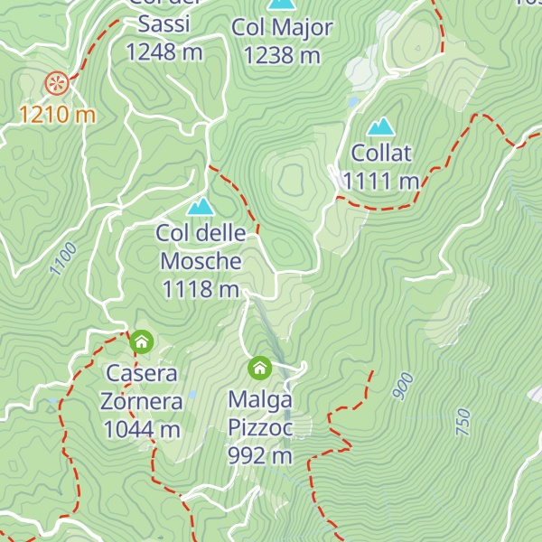 Map of Malga Brusada