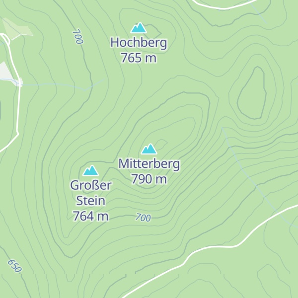 Map of Mitterberg