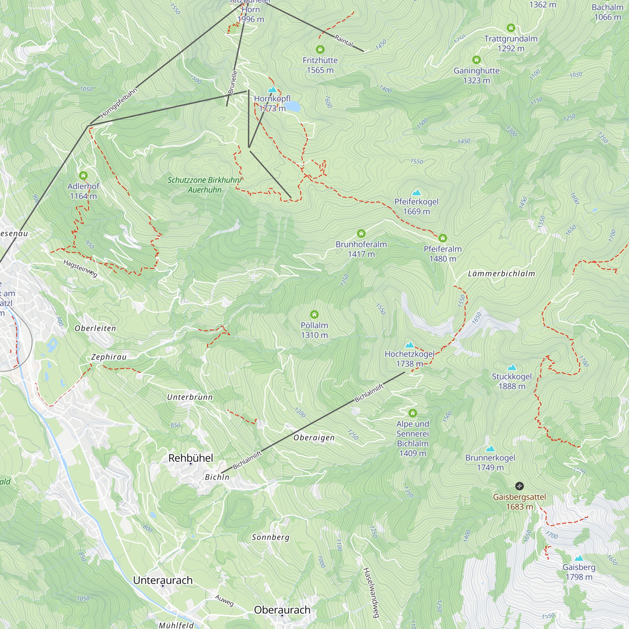Pöllalm map