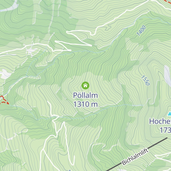Map of Pöllalm