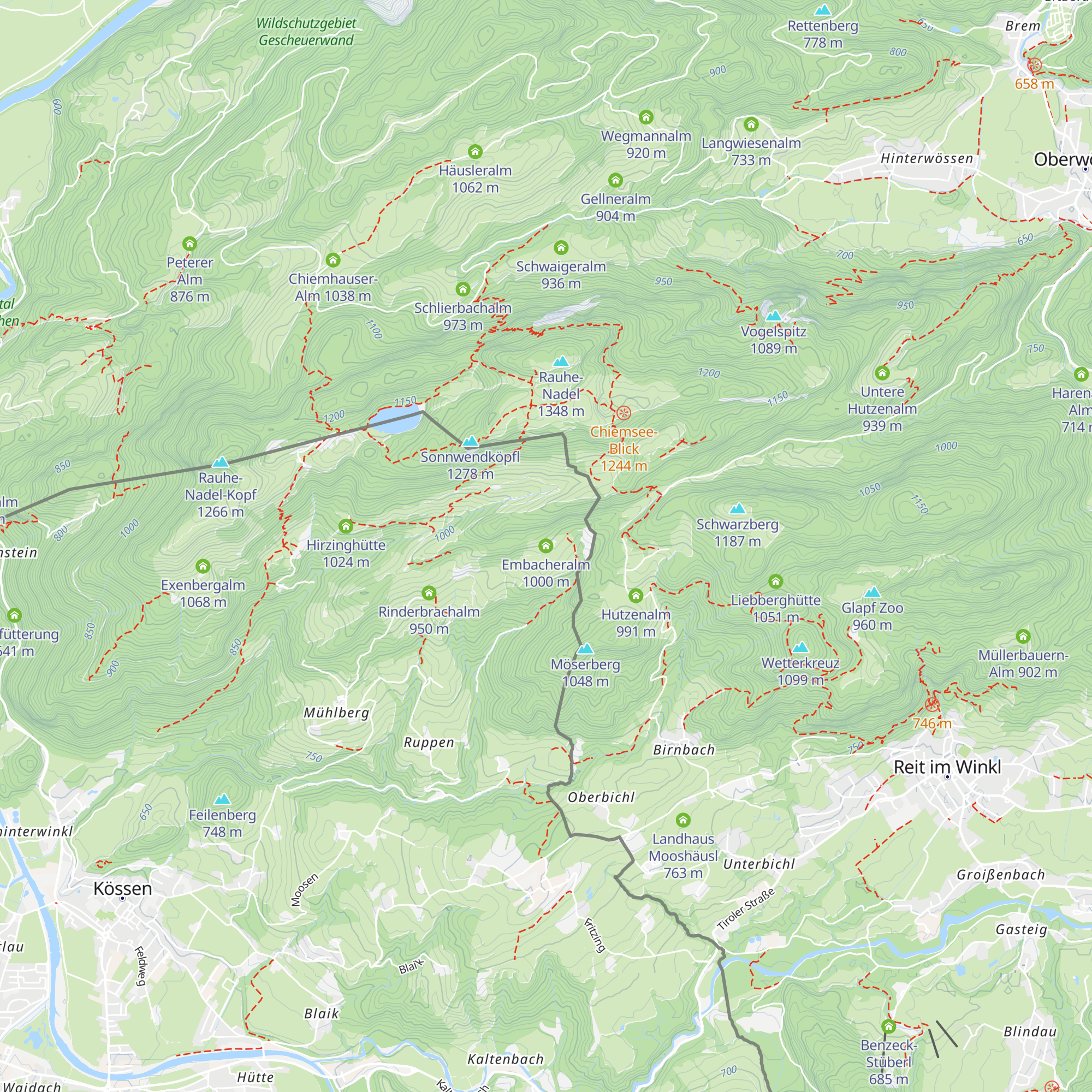 Embacheralm map