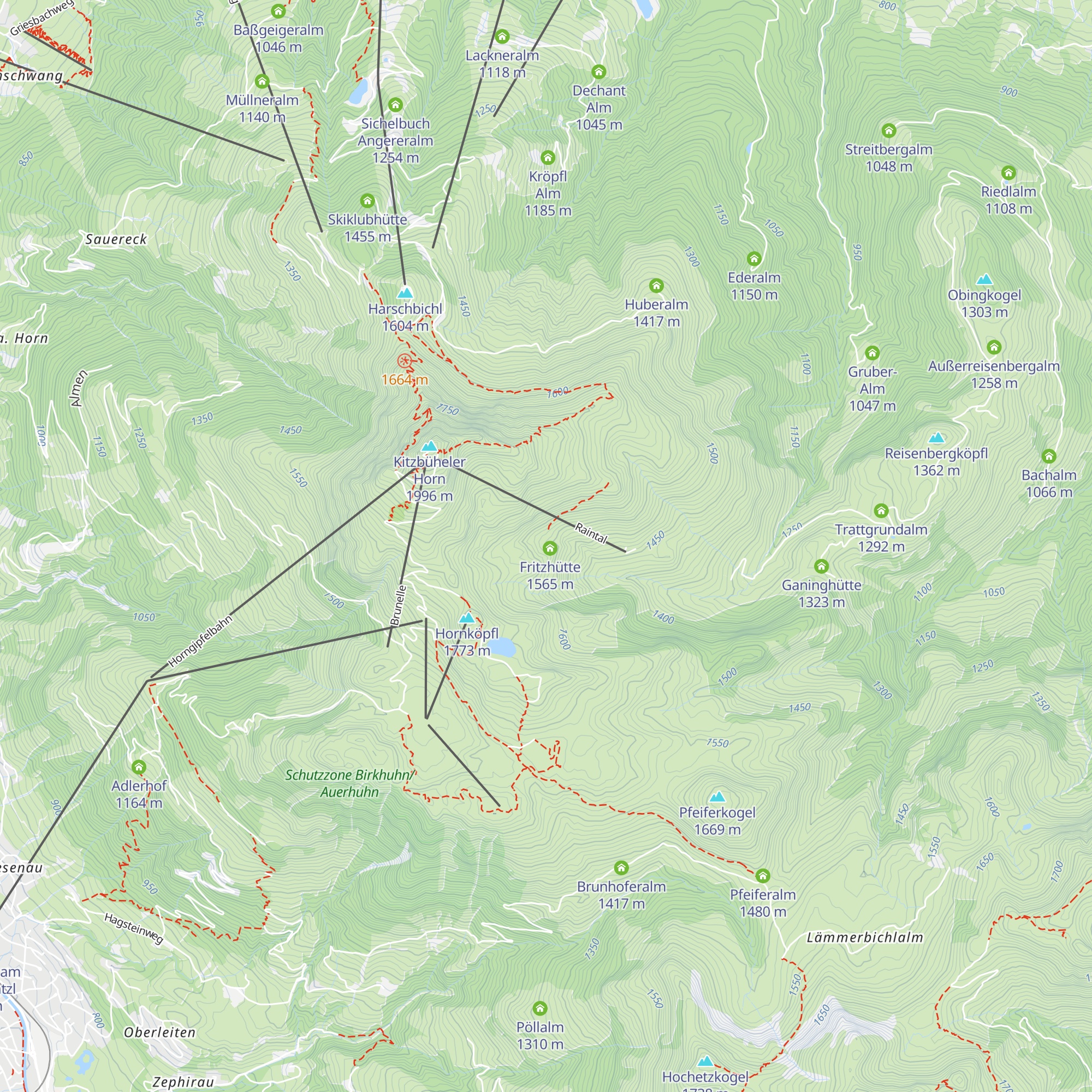 Obere Reintalalm map