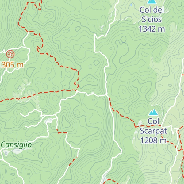 Map of Rifugio Maset