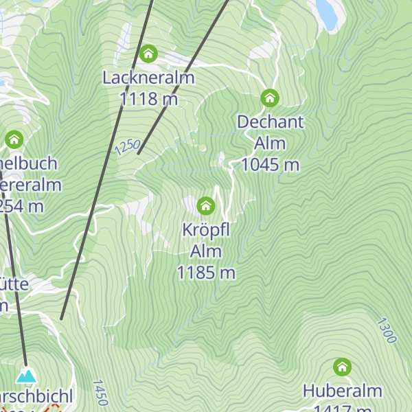 Map of Kröpfl Alm